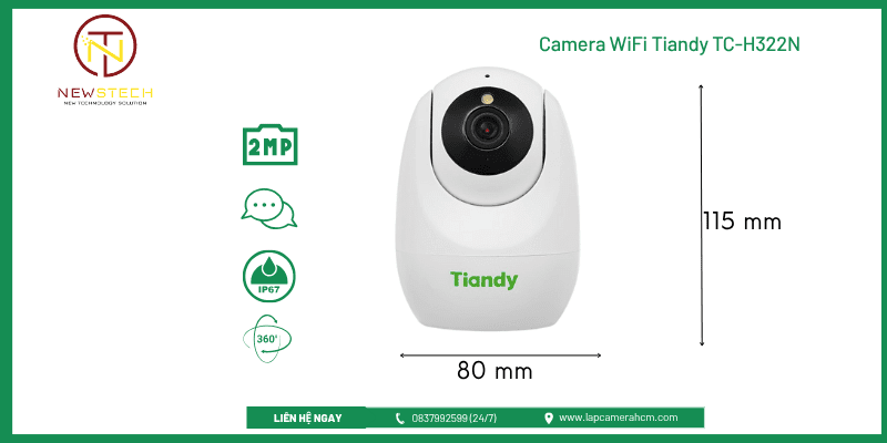 Camera-WiFi-Tiandy-TC-H322N Camera-WiFi-Tiandy-TC-H322N