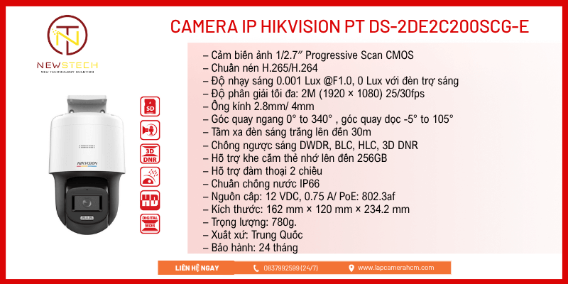 Camera IP quay quét 360 Hikvision Camera IP quay quét 360 Hikvision