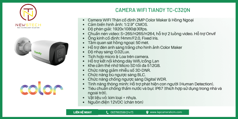 Lắp Camera WiFi thân trụ tại Đức Hòa Lắp Camera WiFi thân trụ tại Đức Hòa