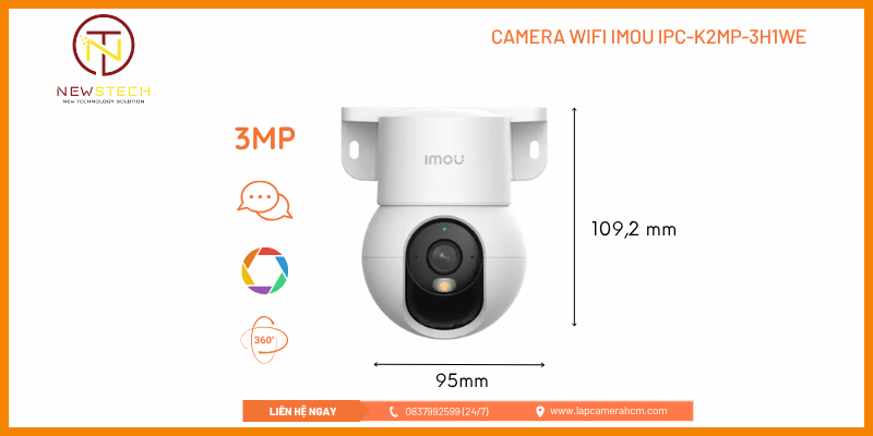 Camera Imou IPC-K2MP-3H1WE Camera Imou IPC-K2MP-3H1WE