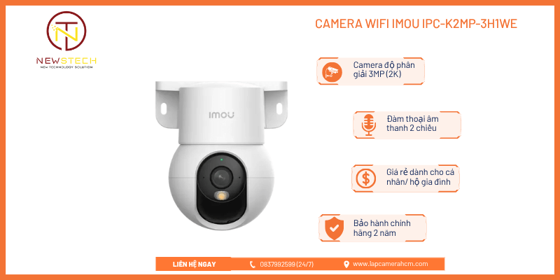 Camera Wifi IPC-K2MP-3H1WE Camera Wifi IPC-K2MP-3H1WE