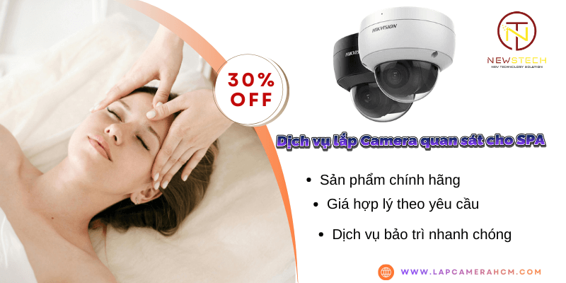 Lắp Camera quan sát cho Spa