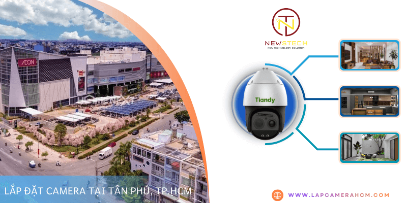 Lắp đặt camera tại phường Tân Phú